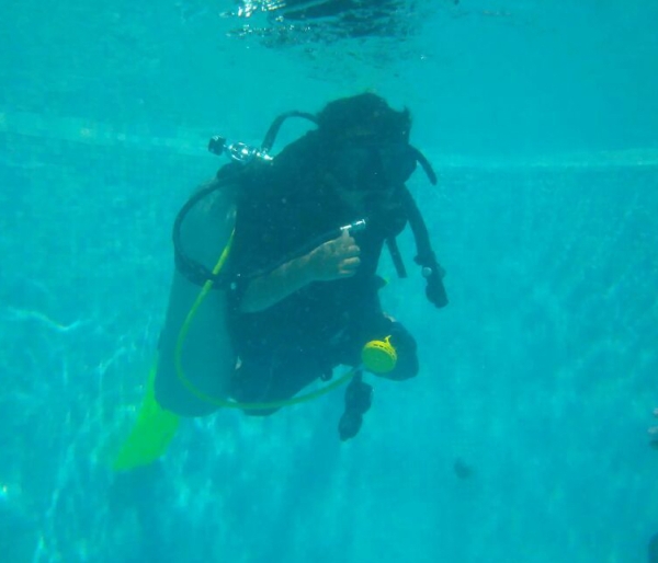 Diving in Goa by Abeer