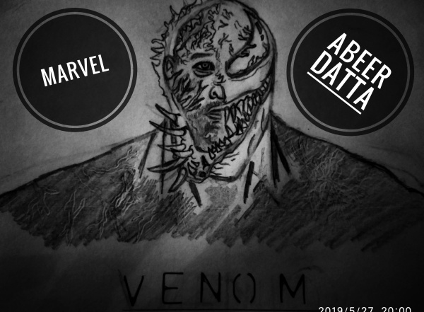 Venom Hand Drawn By Abeer